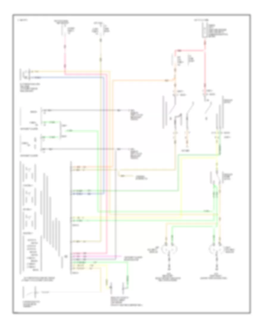 Headlight Wiring Diagram with DRL for Chevrolet Caprice Classic 1995