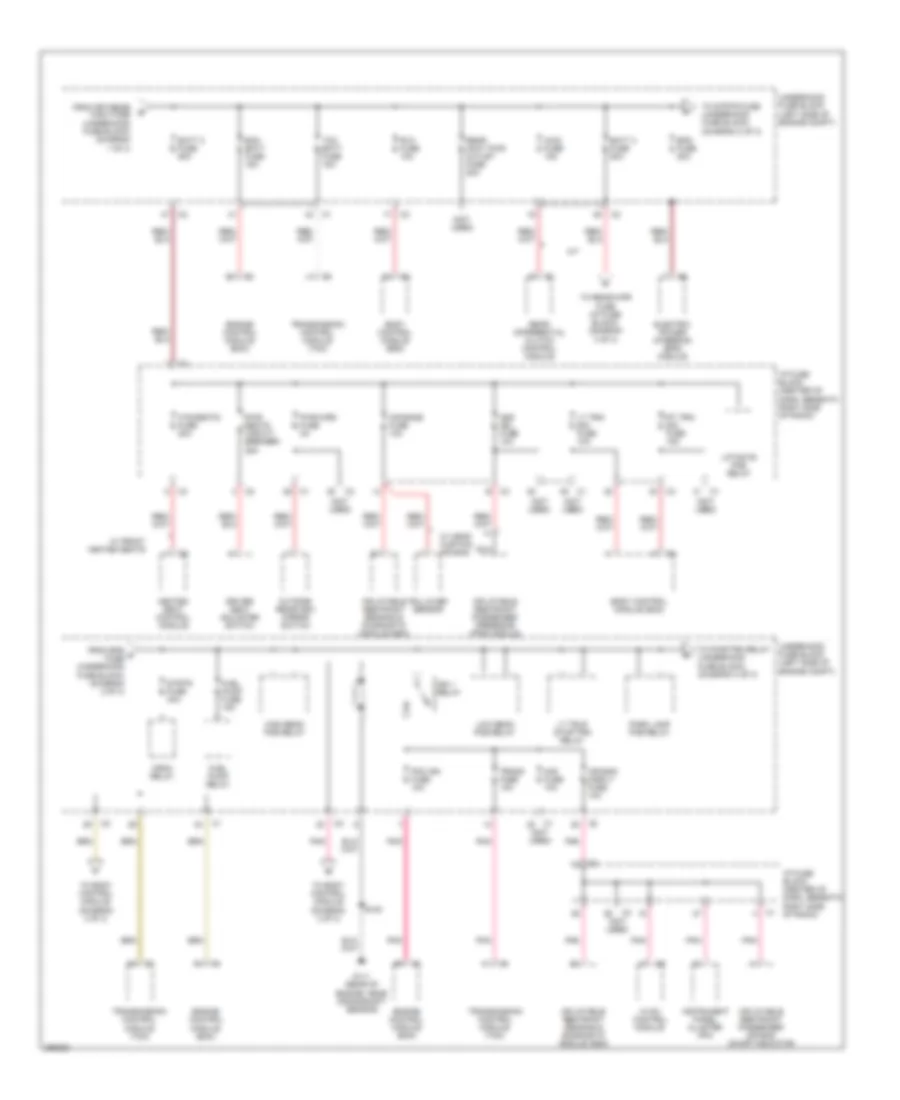 Power Distribution Wiring Diagram 2 of 3 for Chevrolet Equinox LS 2007