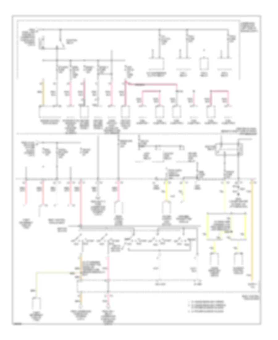 Power Distribution Wiring Diagram 3 of 3 for Chevrolet Equinox LS 2007