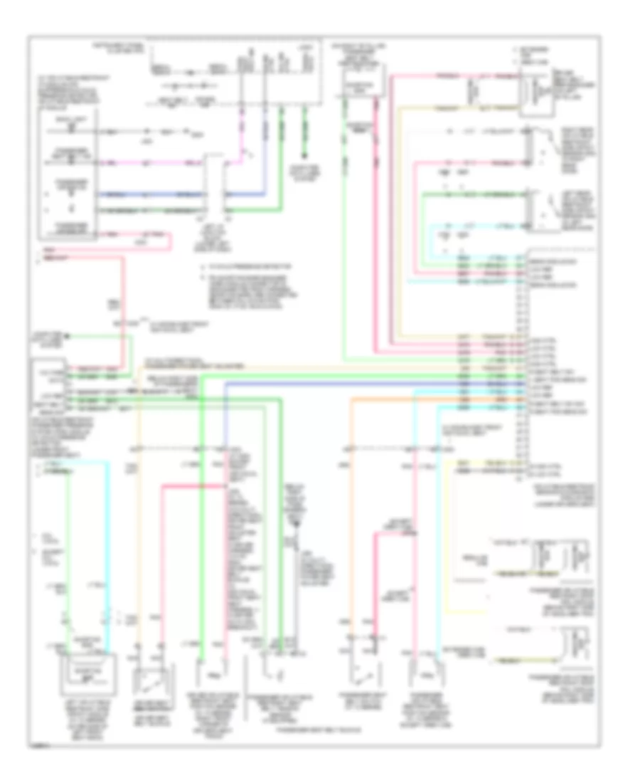 Supplemental Restraints Wiring Diagram 2 of 2 for Chevrolet Cab  Chassis Silverado HD 2010 3500