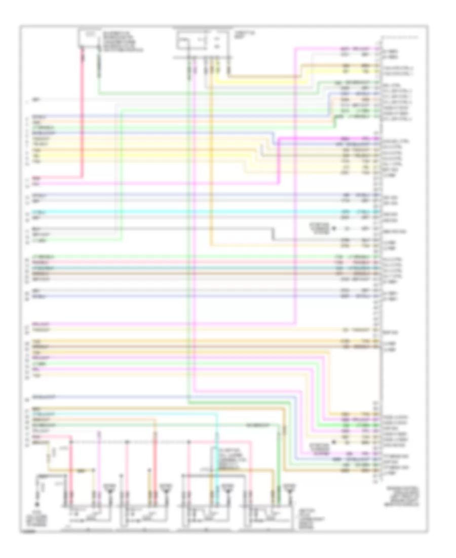 6.0L VIN G, Engine Performance Wiring Diagram (5 of 5) for Chevrolet Cab  Chassis Silverado 3500 HD 2010