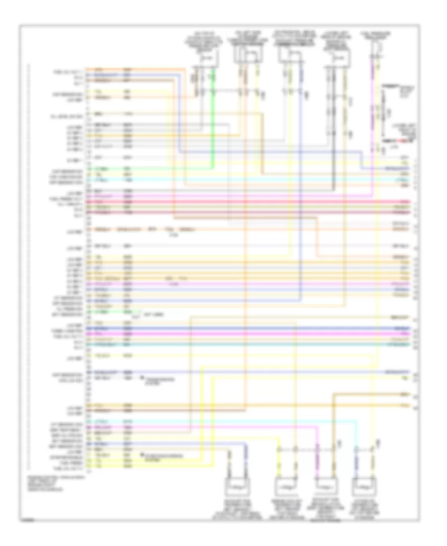 6.6L VIN 6, Engine Performance Wiring Diagram (1 of 5) for Chevrolet Cab  Chassis Silverado 3500 HD 2010