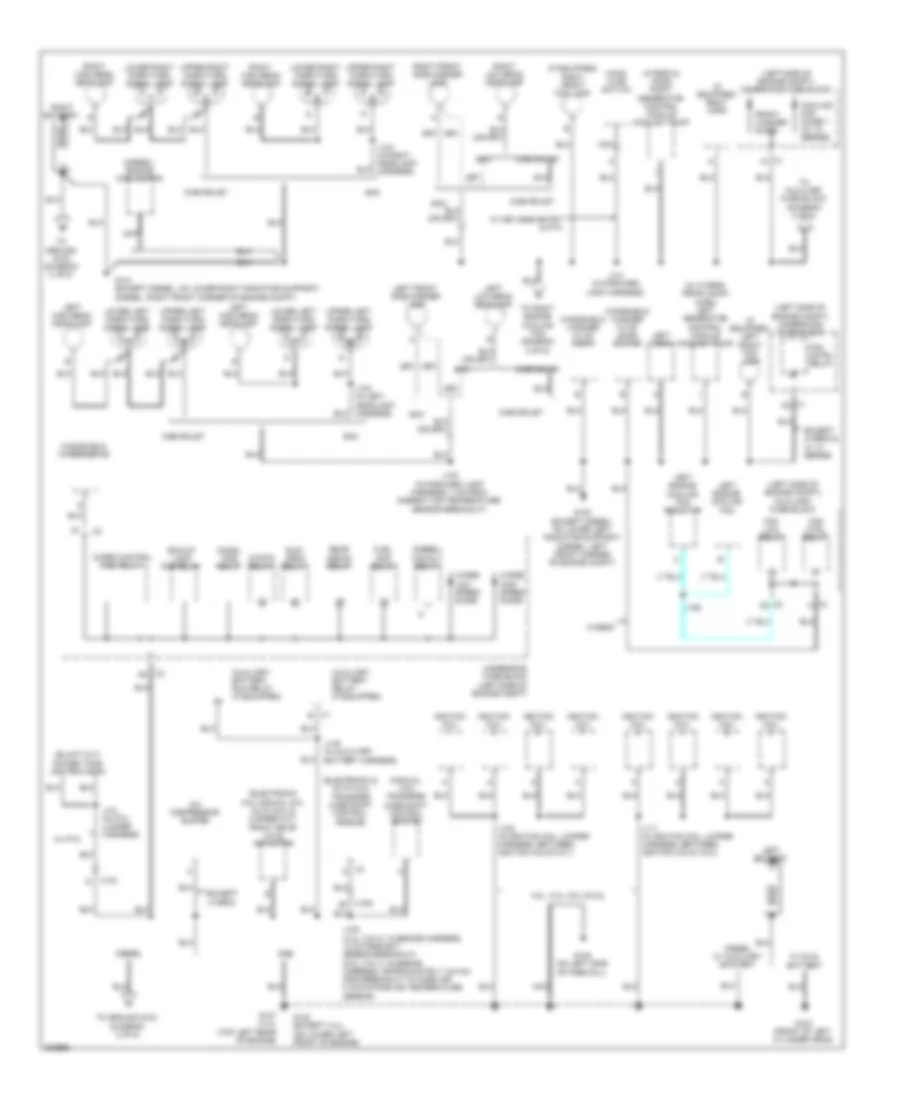 Ground Distribution Wiring Diagram 1 of 6 for Chevrolet Cab  Chassis Silverado HD 2010 3500