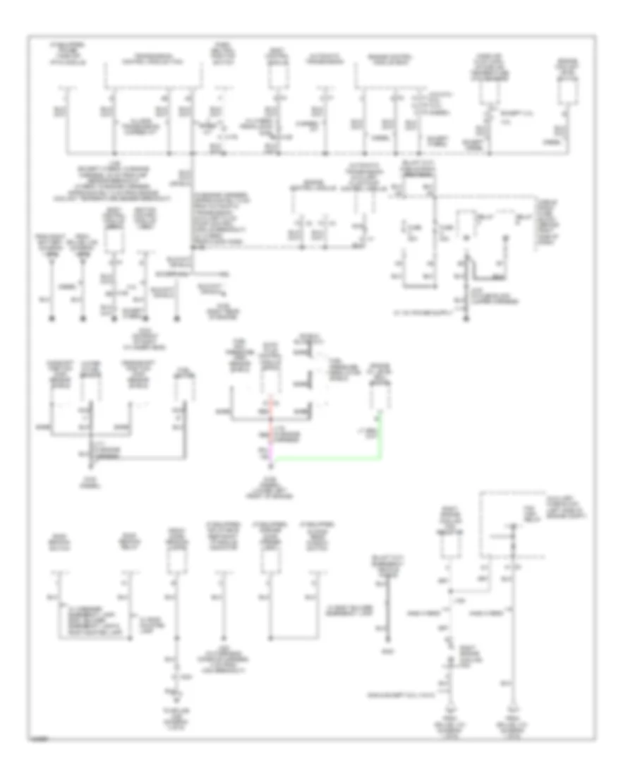 Ground Distribution Wiring Diagram (2 of 6) for Chevrolet Cab  Chassis Silverado 3500 HD 2010