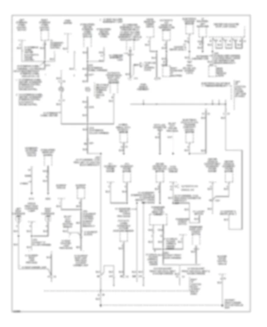 Ground Distribution Wiring Diagram (3 of 6) for Chevrolet Cab  Chassis Silverado 3500 HD 2010