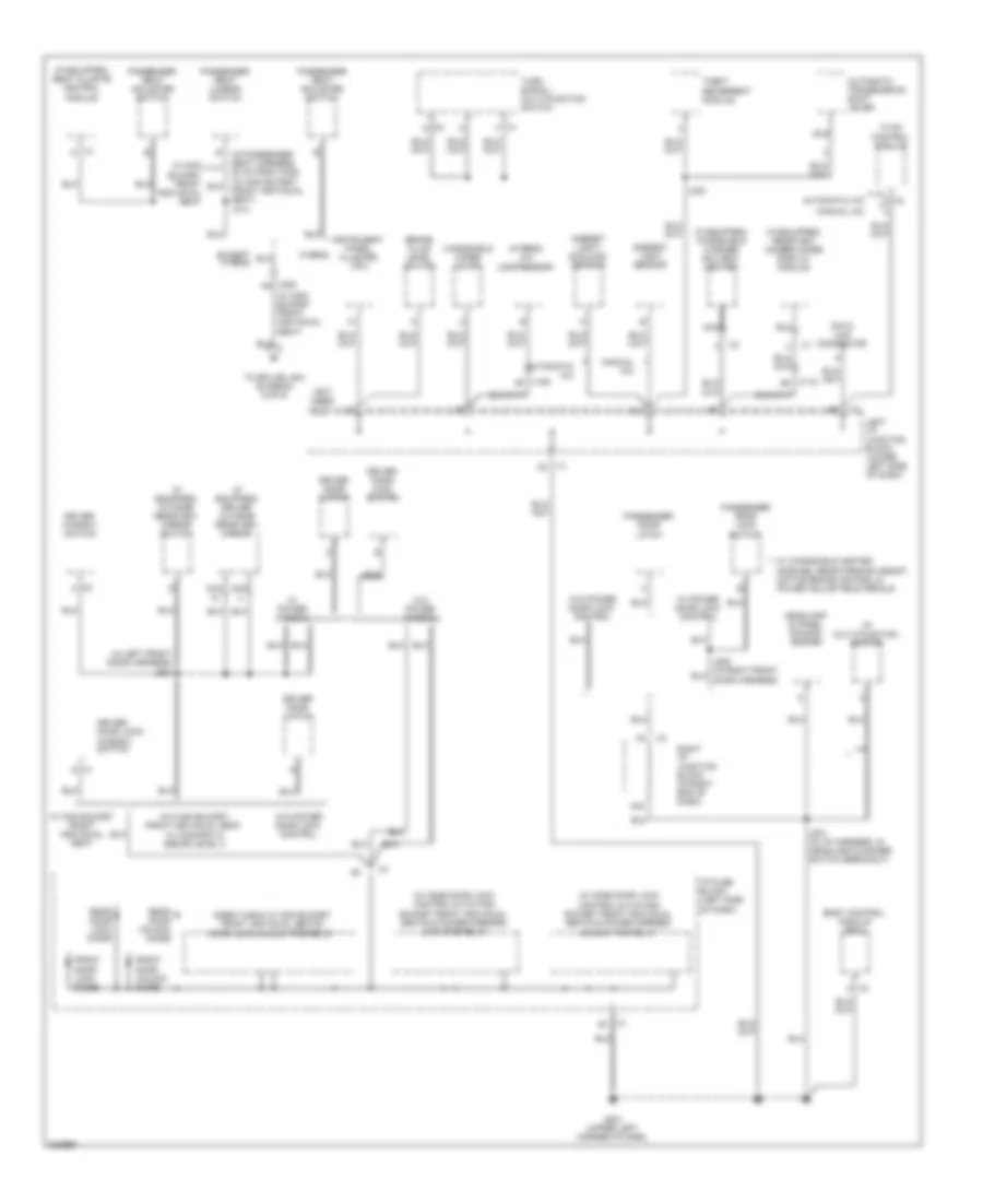 Ground Distribution Wiring Diagram 4 of 6 for Chevrolet Cab  Chassis Silverado HD 2010 3500