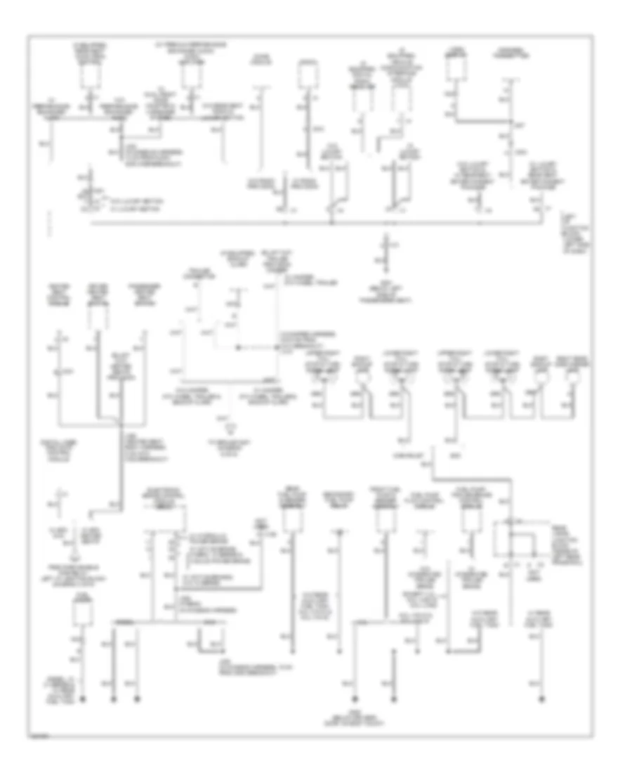 Ground Distribution Wiring Diagram 5 of 6 for Chevrolet Cab  Chassis Silverado HD 2010 3500