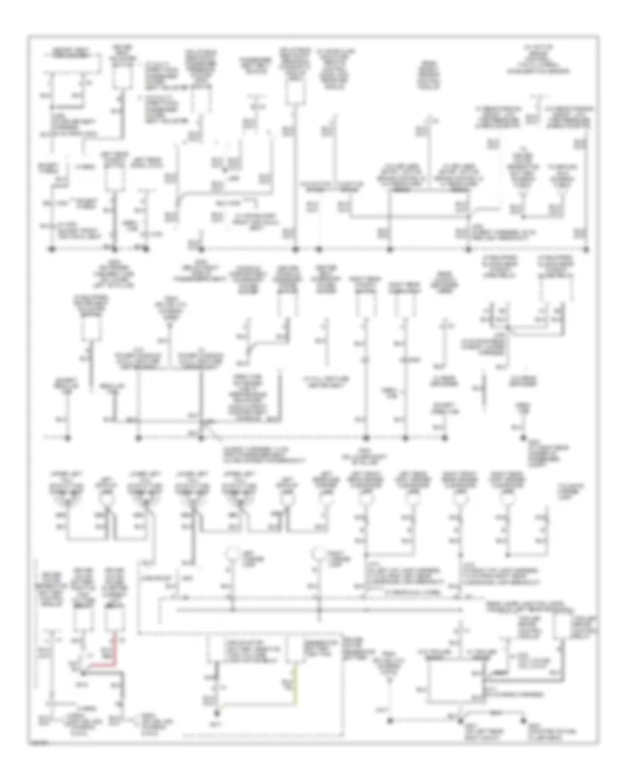 Ground Distribution Wiring Diagram 6 of 6 for Chevrolet Cab  Chassis Silverado HD 2010 3500