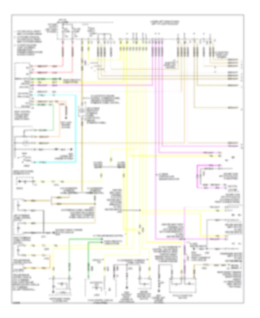 Instrument Illumination Wiring Diagram (1 of 2) for Chevrolet Cab  Chassis Silverado 3500 HD 2010