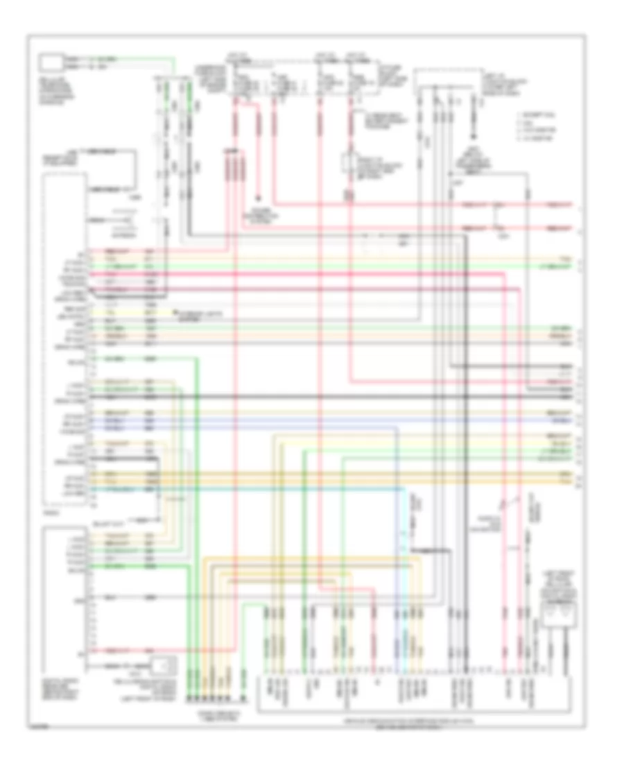 Navigation Wiring Diagram with Y91  with UQA 1 of 3 for Chevrolet Cab  Chassis Silverado HD 2010 3500