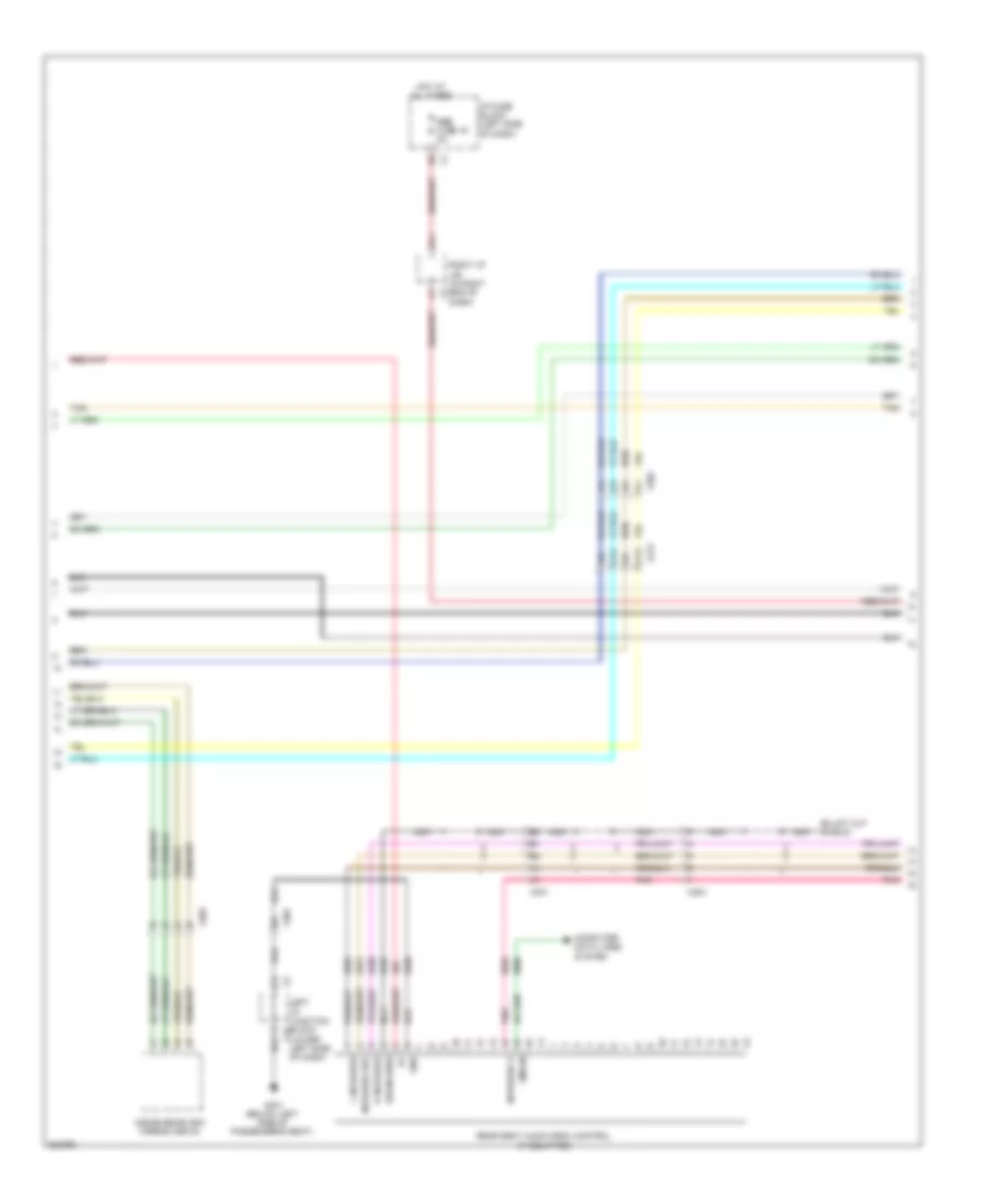 Navigation Wiring Diagram, with Y91  without UQA (2 of 3) for Chevrolet Cab  Chassis Silverado 3500 HD 2010