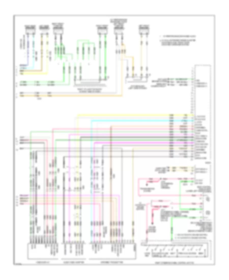 Navigation Wiring Diagram, with Y91  without UQA (3 of 3) for Chevrolet Cab  Chassis Silverado 3500 HD 2010