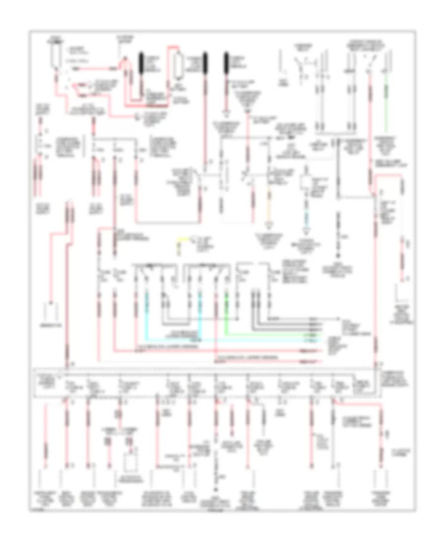 6.0L VIN K, Power Distribution Wiring Diagram (1 of 7) for Chevrolet Cab  Chassis Silverado 3500 HD 2010