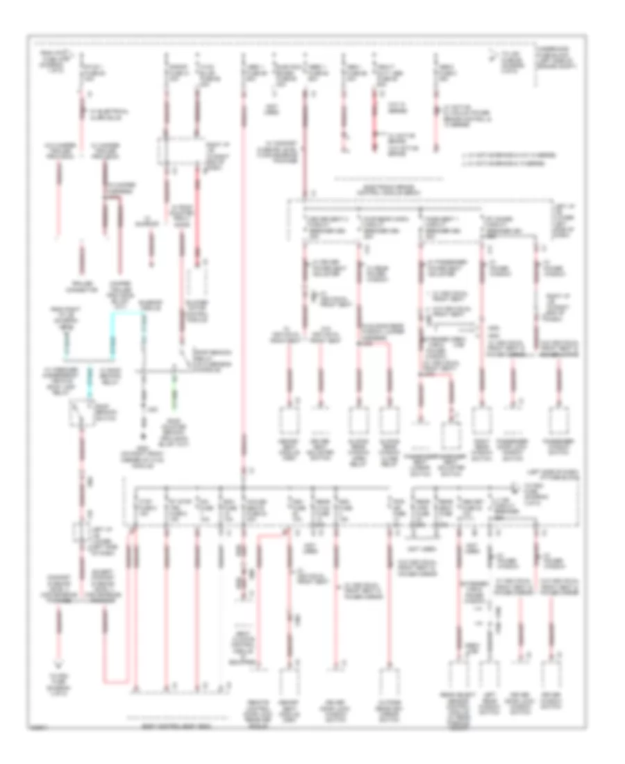 6.6L VIN 6, Power Distribution Wiring Diagram (2 of 5) for Chevrolet Cab  Chassis Silverado 3500 HD 2010