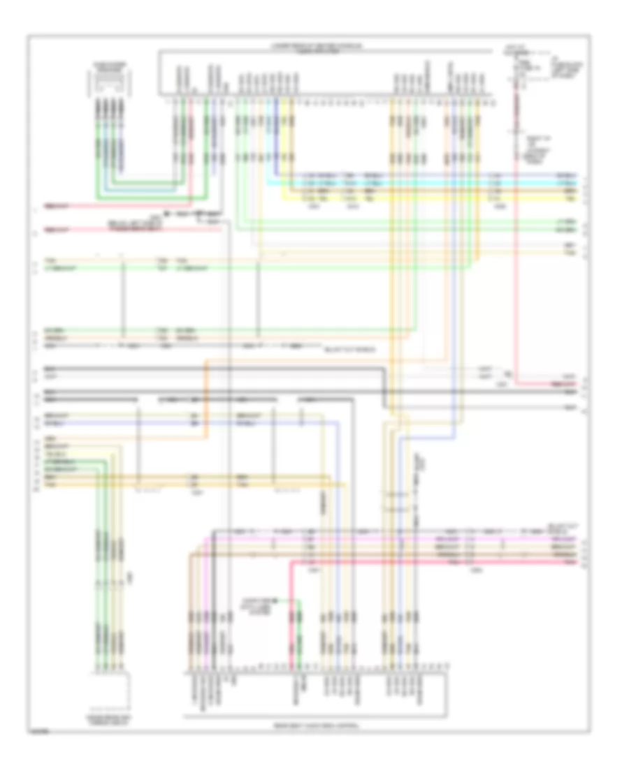 Radio Wiring Diagram, without Y91  with UQA (2 of 3) for Chevrolet Cab  Chassis Silverado 3500 HD 2010