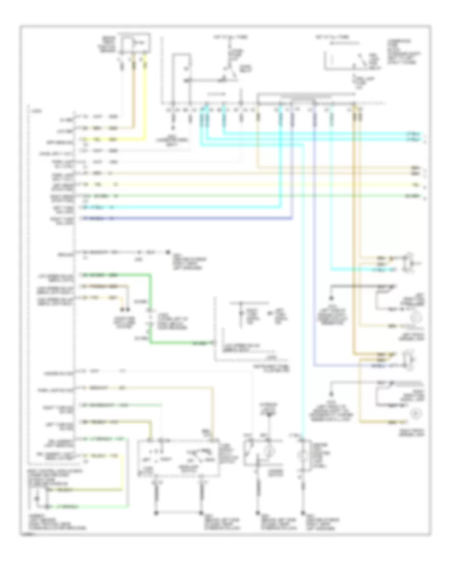 Exterior Lamps Wiring Diagram 1 of 2 for Chevrolet Cobalt SS 2008