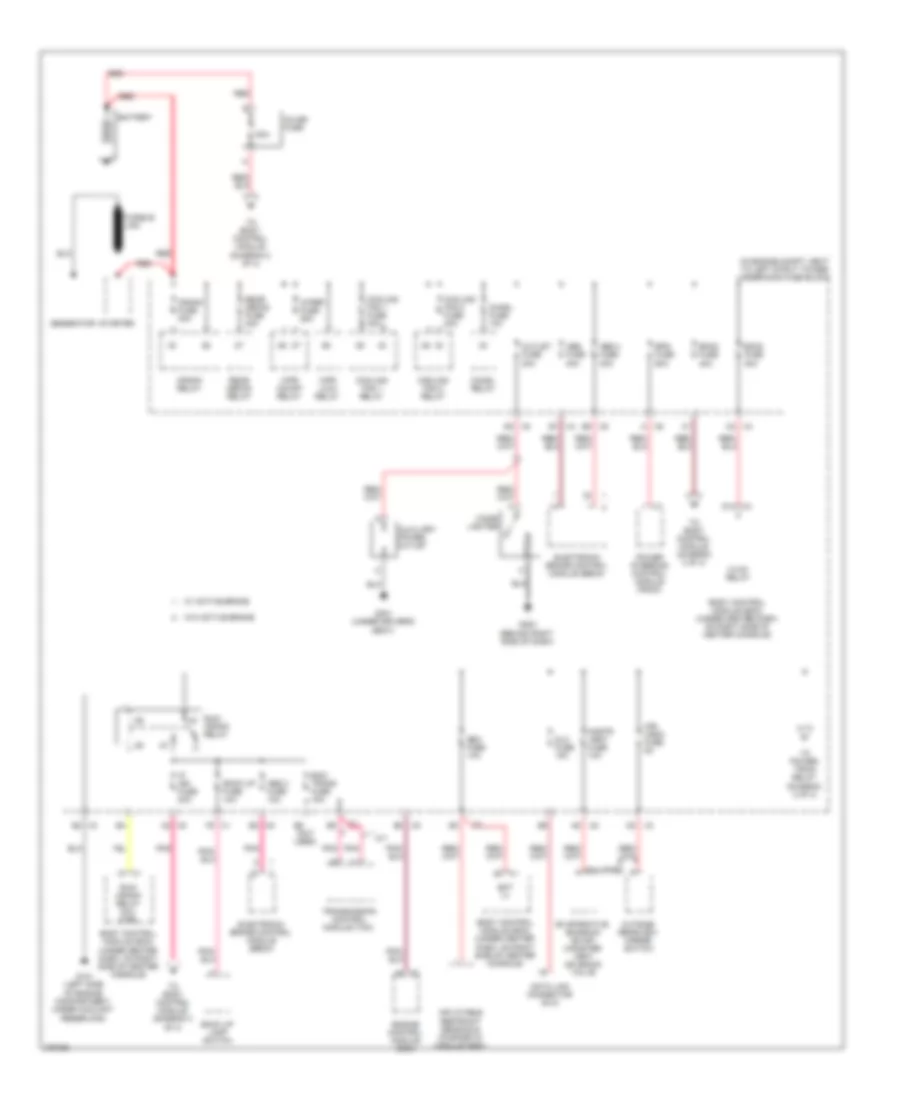 Power Distribution Wiring Diagram 1 of 3 for Chevrolet Cobalt SS 2008