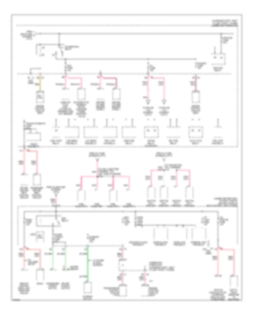 Power Distribution Wiring Diagram 2 of 3 for Chevrolet Cobalt SS 2008