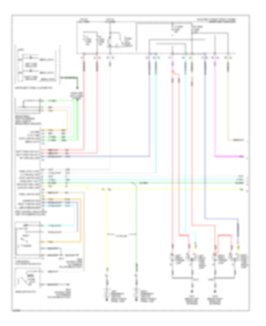 Exterior Lamps Wiring Diagram (1 of 2) for Chevrolet Impala LT 2006