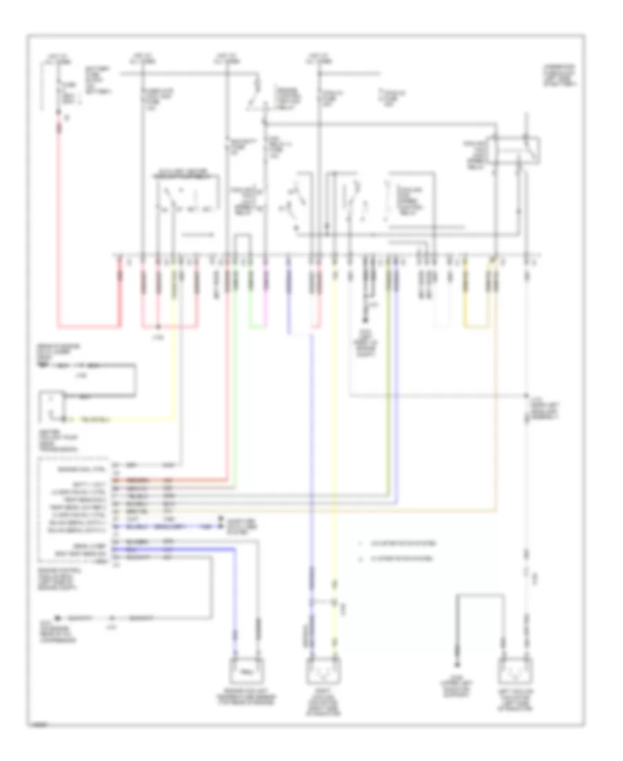 Cooling Fan Wiring Diagram for Chevrolet Malibu LTZ 2014