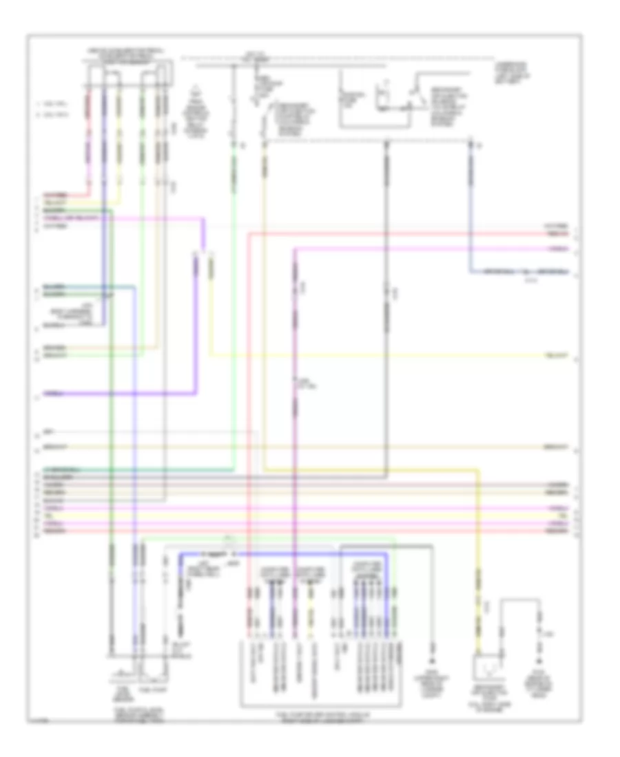 2 0L VIN X Engine Performance Wiring Diagram 2 of 6 for Chevrolet Malibu LTZ 2014