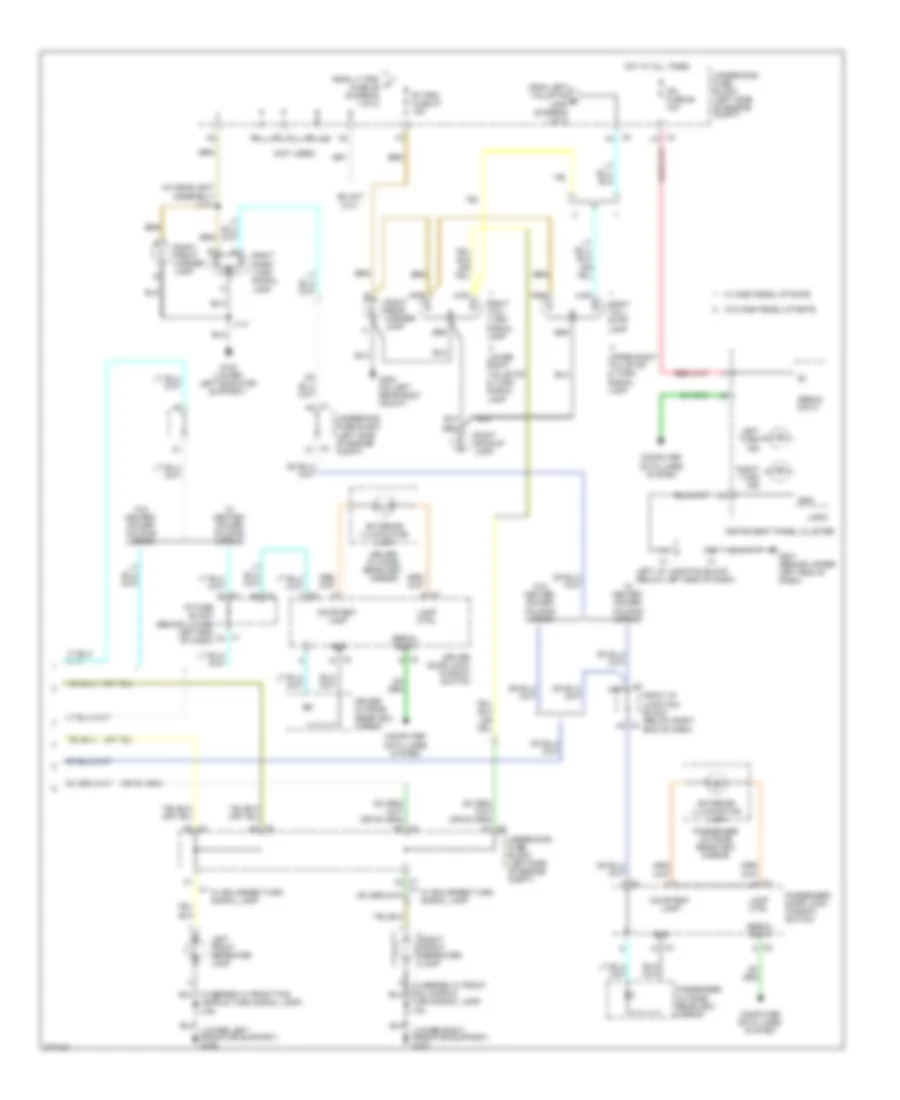 Exterior Lamps Wiring Diagram 2 of 2 for Chevrolet Tahoe 2008