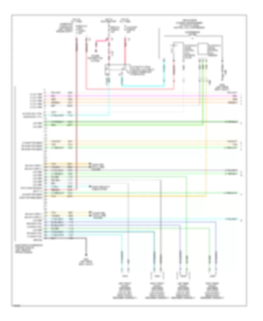 Electronic Suspension Wiring Diagram 1 of 2 for Chevrolet Suburban K2013 1500