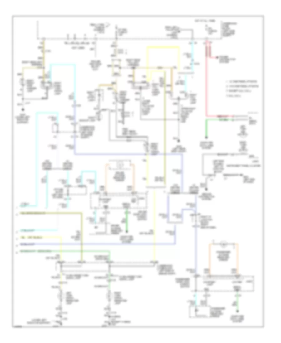 Exterior Lamps Wiring Diagram (2 of 2) for Chevrolet Suburban K1500 2013