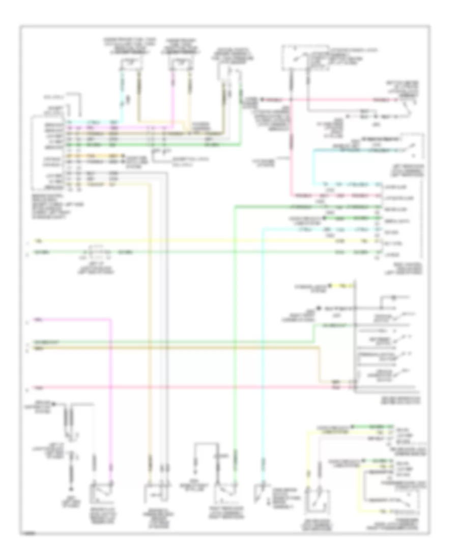 Instrument Cluster Wiring Diagram 2 of 2 for Chevrolet Suburban K2013 1500