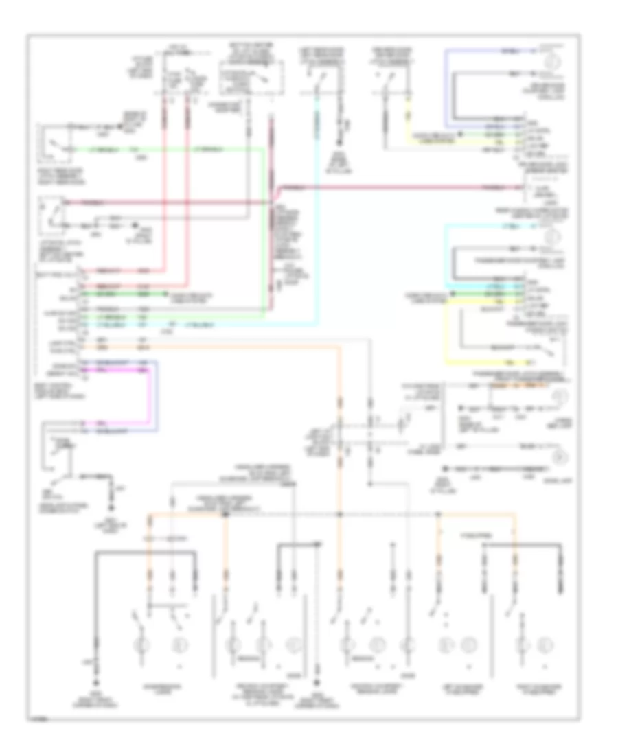 Courtesy Lamps Wiring Diagram for Chevrolet Suburban K2013 1500