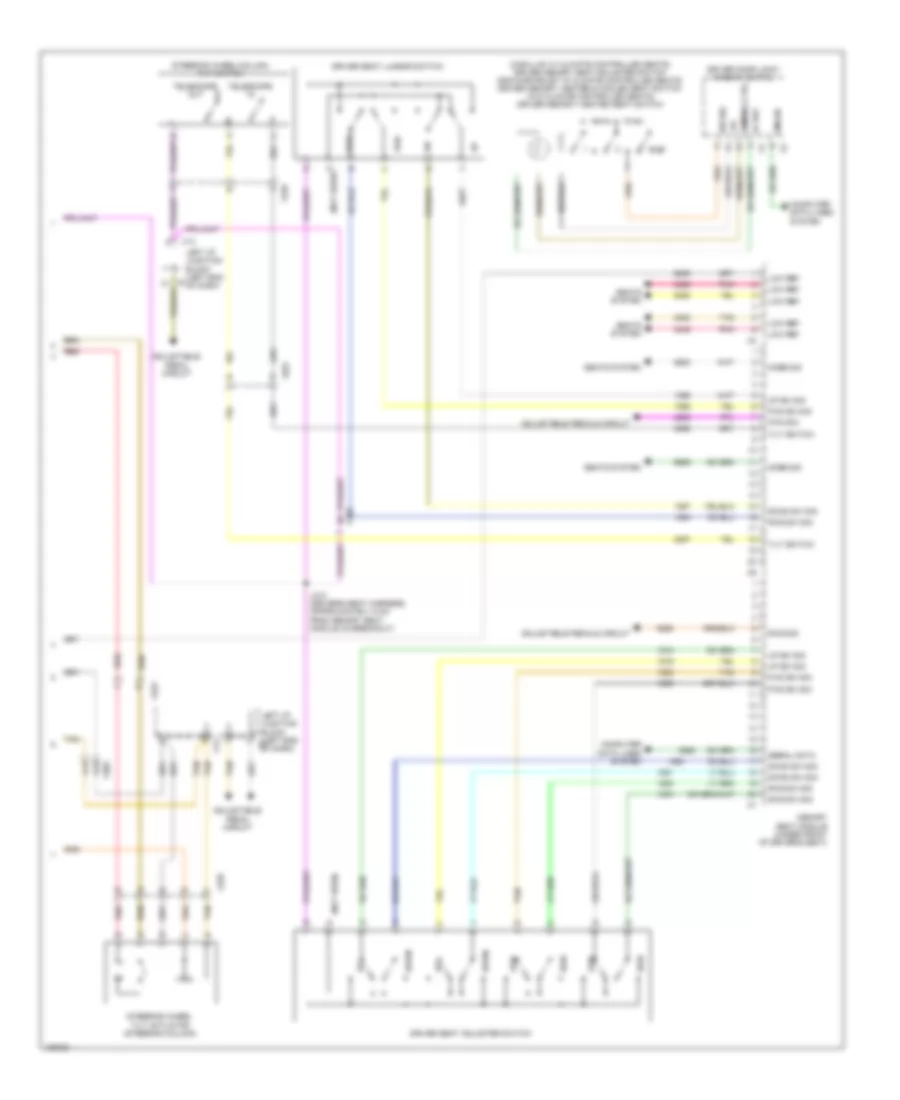 Drivers Memory Seat Wiring Diagram (2 of 2) for Chevrolet Suburban K1500 2013