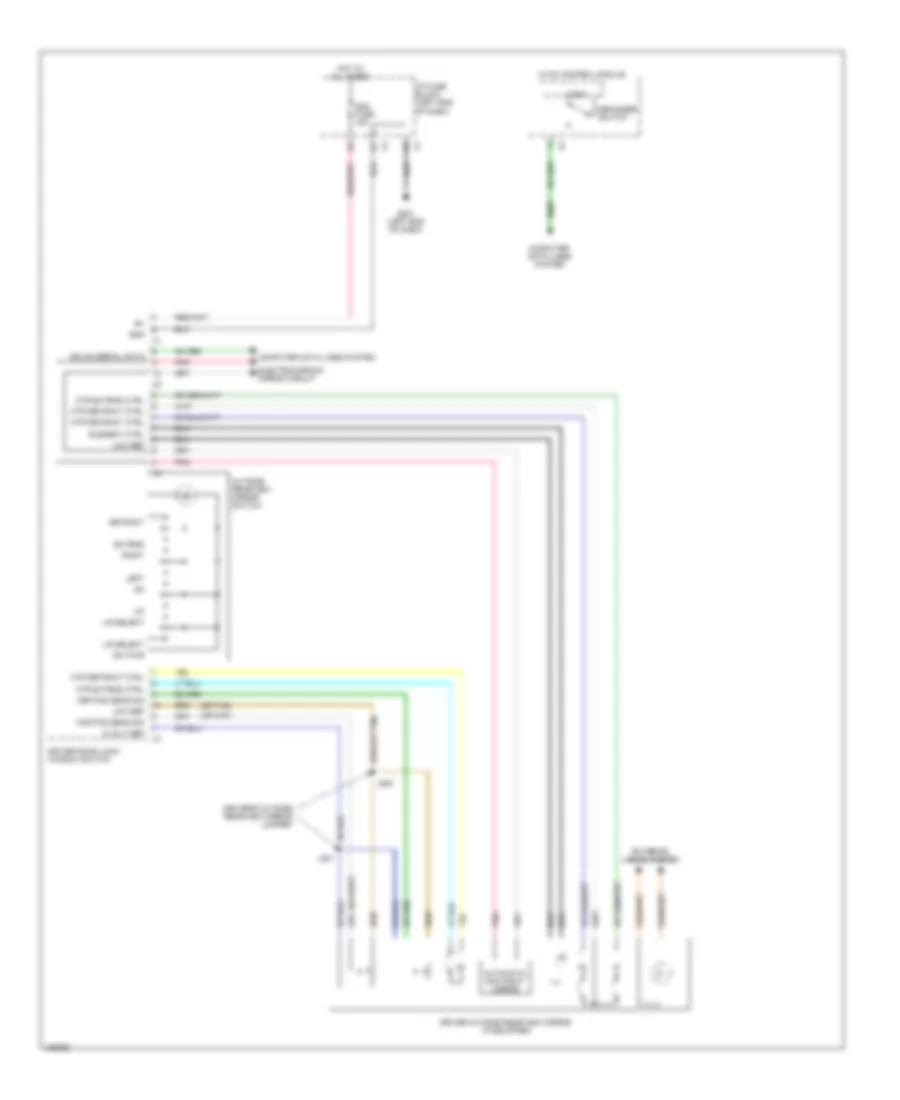 Power Mirrors Wiring Diagram 1 of 2 for Chevrolet Suburban K2013 1500