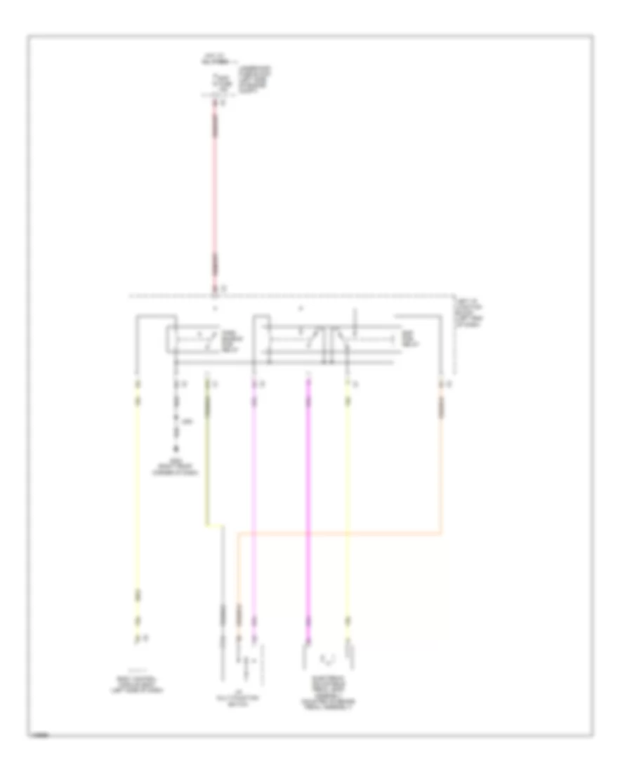 Adjustable Pedal Wiring Diagram for Chevrolet Suburban K2013 1500