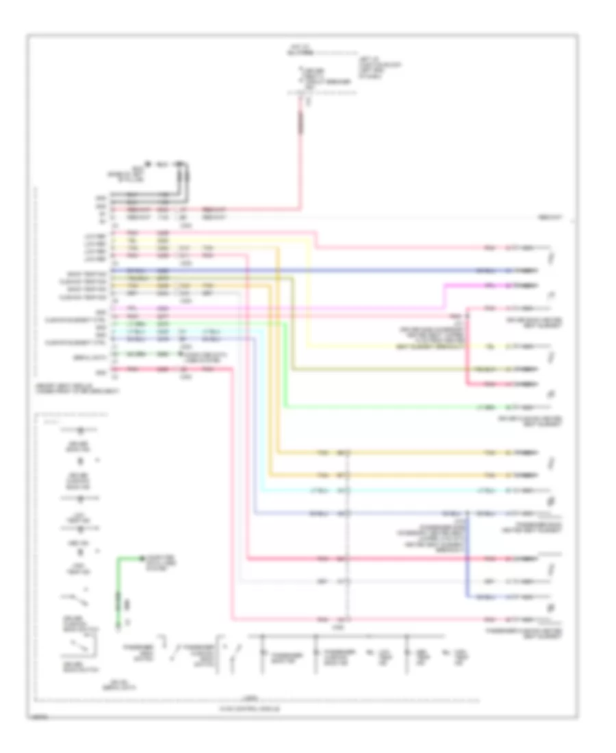 Front Heated Seats Wiring Diagram with Memory 1 of 2 for Chevrolet Suburban K2013 1500