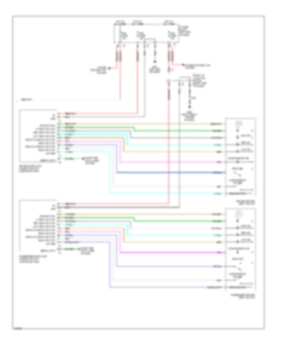 Front Heated Seats Wiring Diagram with Memory 2 of 2 for Chevrolet Suburban K2013 1500