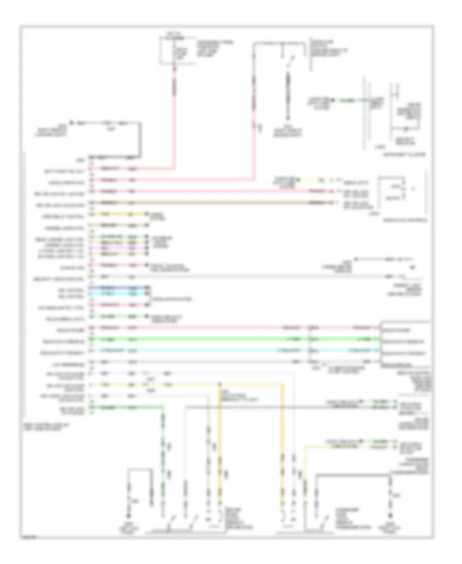 Forced Entry Wiring Diagram for Chevrolet Camaro LS 2010