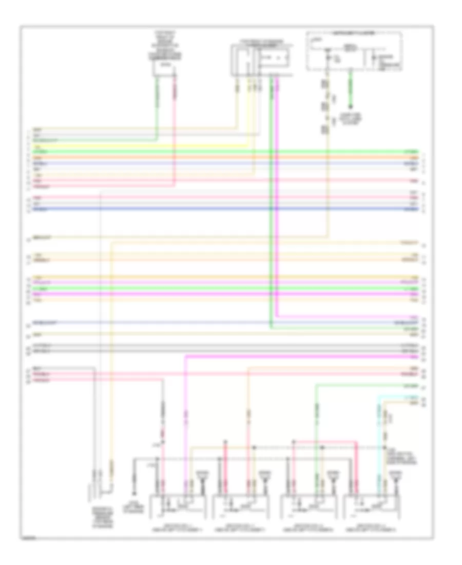 6.2L VIN W, Engine Performance Wiring Diagram (5 of 6) for Chevrolet Camaro LS 2010