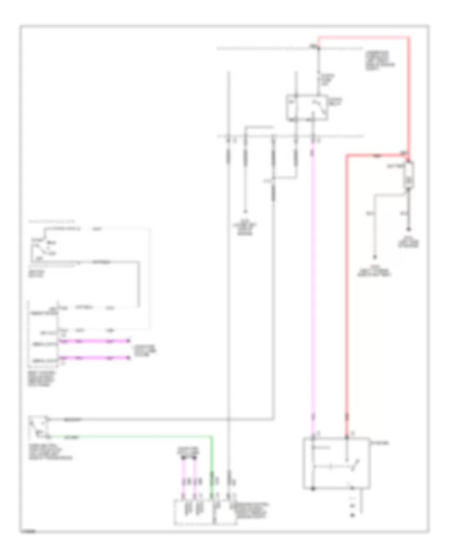 Starting Wiring Diagram, AT for Chevrolet Colorado 2008
