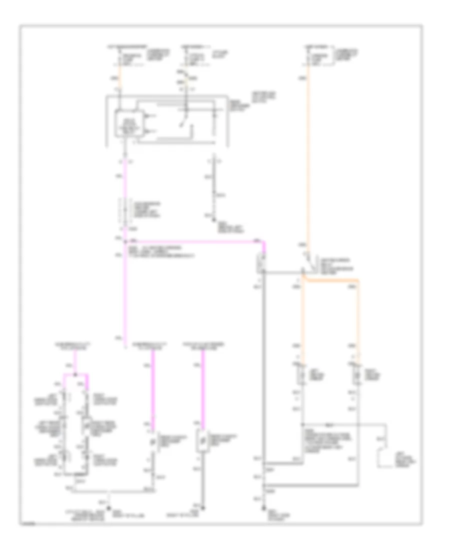 Defogger Wiring Diagram for Chevrolet Cab  Chassis C2500 1998