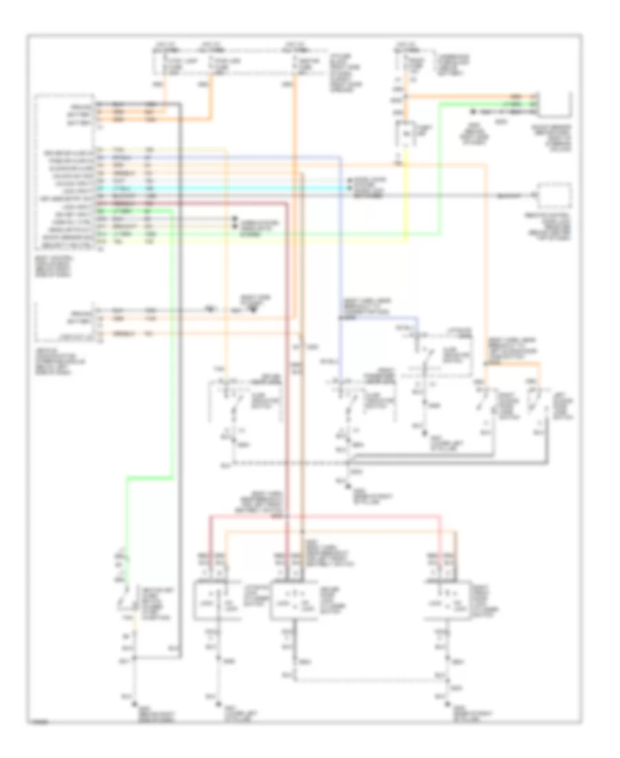 Forced Entry Wiring Diagram for Chevrolet Venture 2004