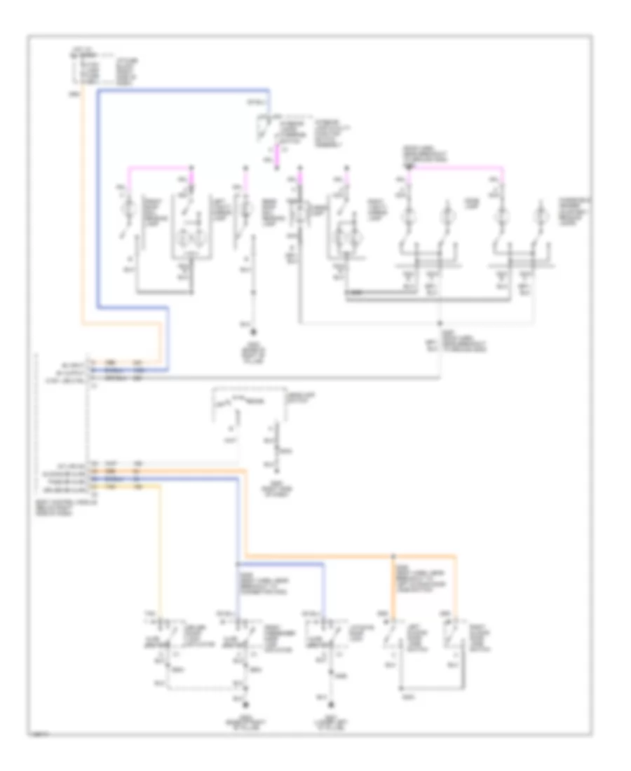 Courtesy Lamps Wiring Diagram for Chevrolet Venture 2004