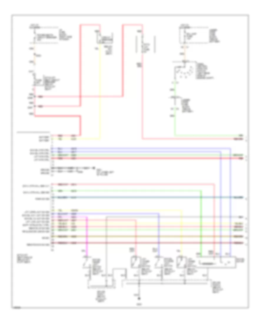Sit-N-Lift Seat Wiring Diagram (1 of 2) for Chevrolet Venture 2004