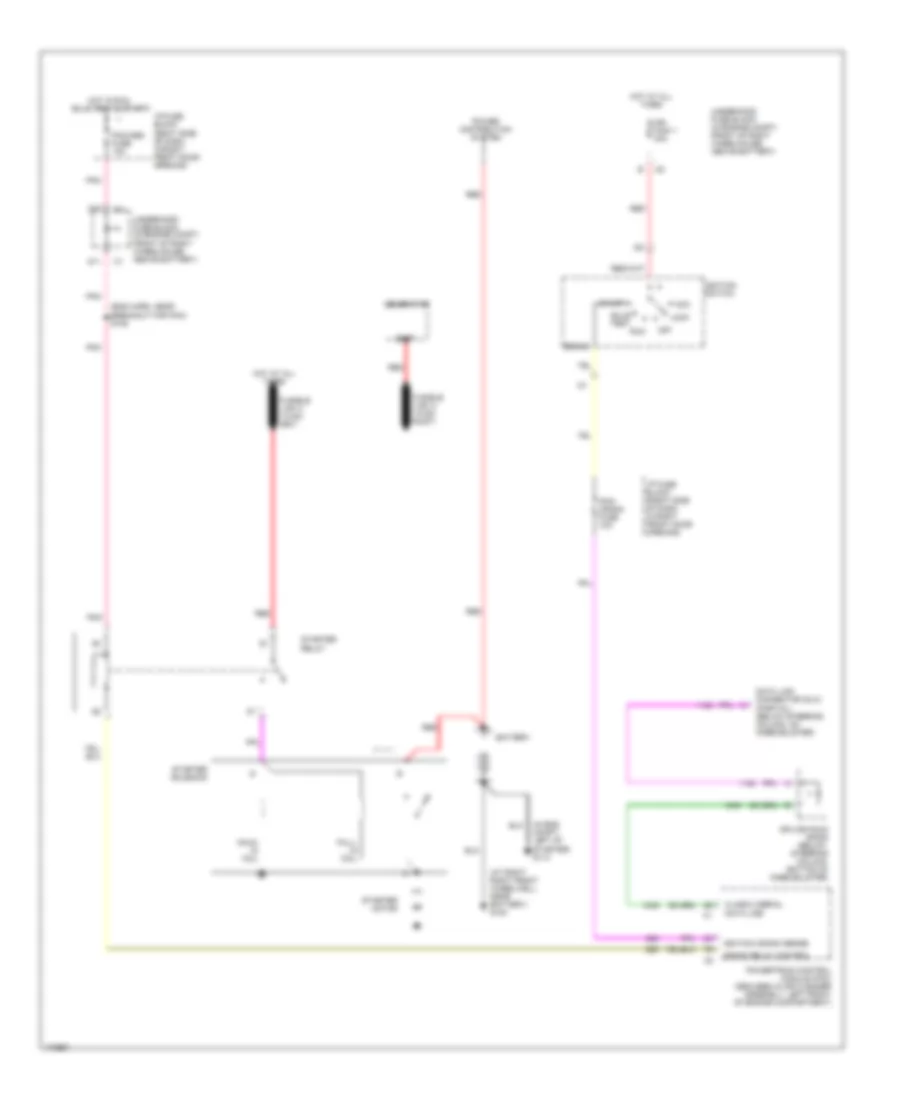 Starting Wiring Diagram for Chevrolet Venture 2004