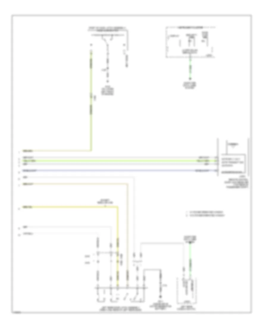 Forced Entry Wiring Diagram (3 of 3) for Chevrolet Silverado 1500 High Country 2014
