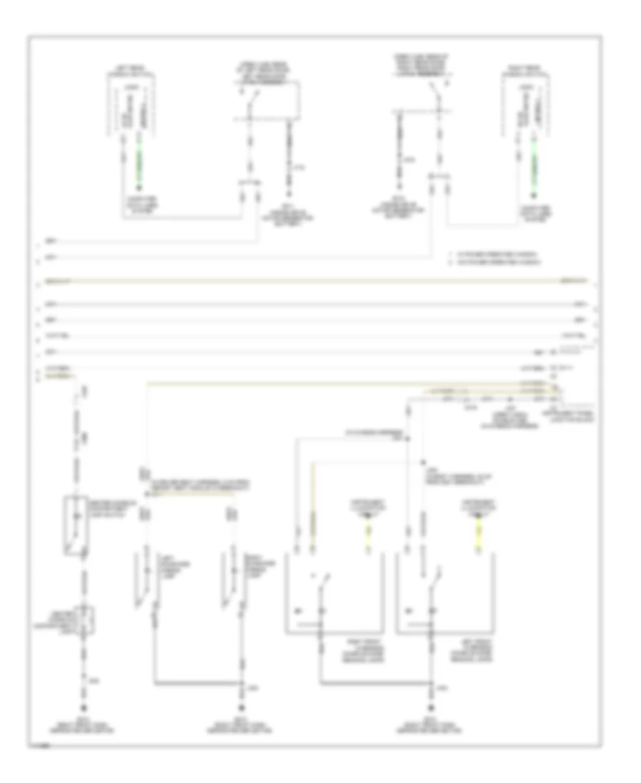 Courtesy Lamps Wiring Diagram (2 of 3) for Chevrolet Silverado 1500 High Country 2014