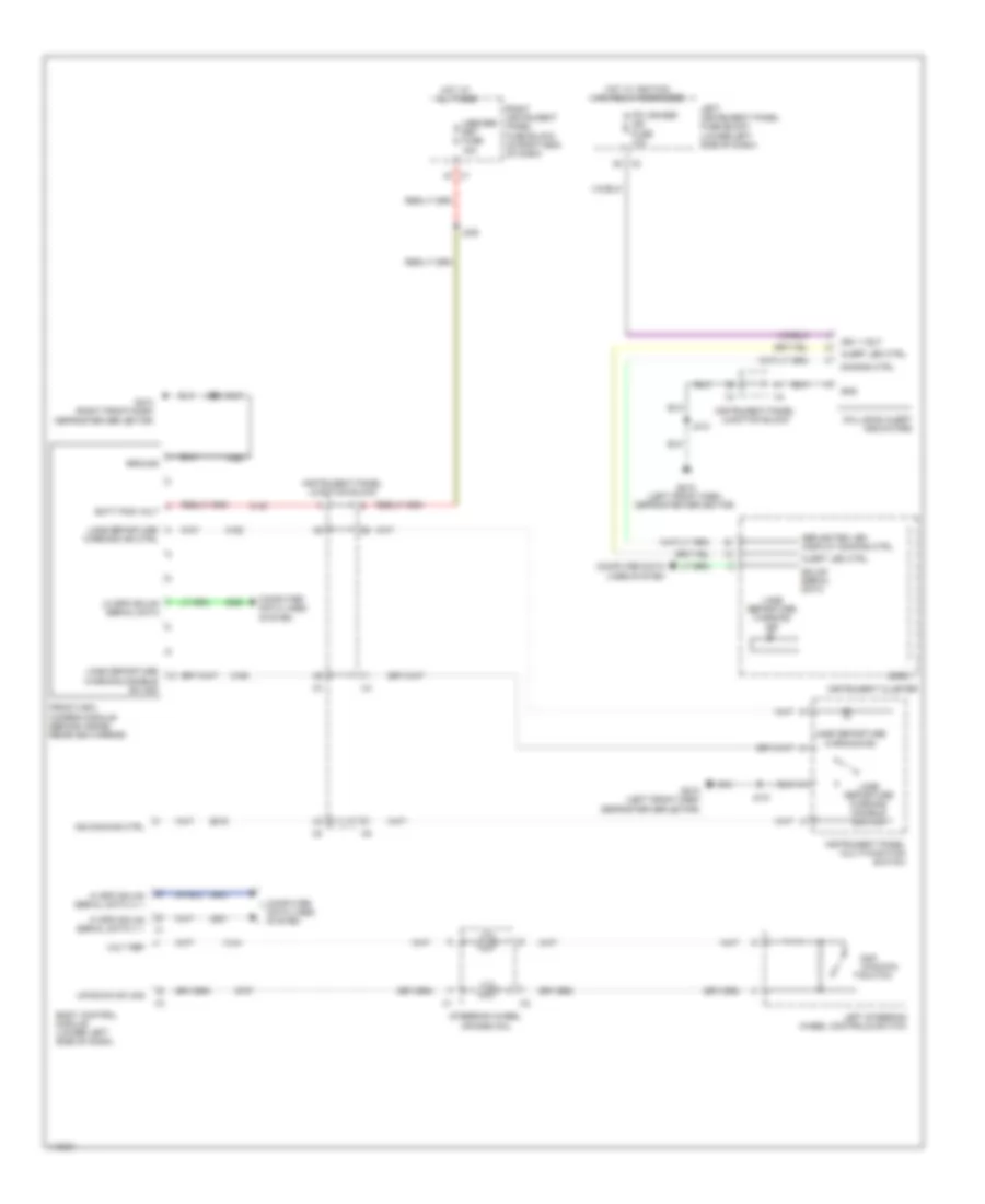 Lane Departure Warning Wiring Diagram for Chevrolet Silverado High Country 2014 1500