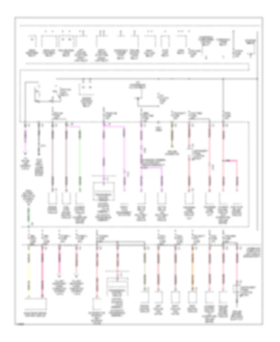 Power Distribution Wiring Diagram 2 of 5 for Chevrolet Silverado High Country 2014 1500
