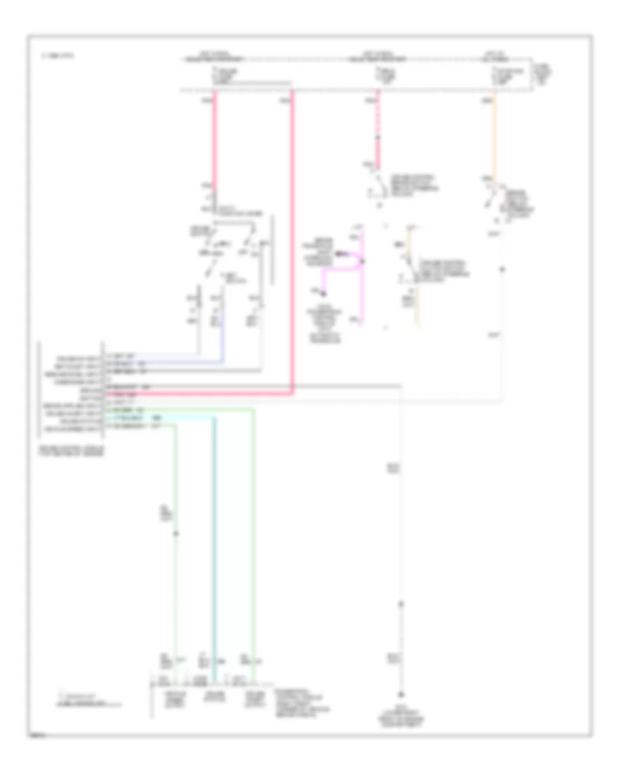 Cruise Control Wiring Diagram for Chevrolet Cavalier 1995