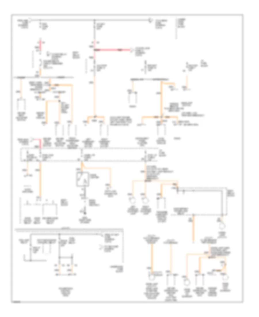 Power Distribution Wiring Diagram (3 of 5) for Chevrolet S10 Pickup 2002