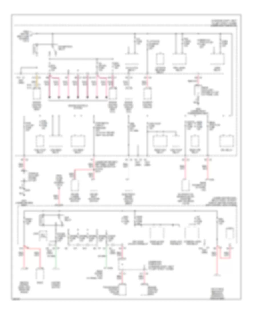 Power Distribution Wiring Diagram 2 of 3 for Chevrolet HHR LS 2007
